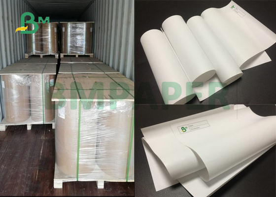 410mm 880mm Lebar Format Besar Gulungan Kertas Termal 48gr 55gr Untuk Kertas POS