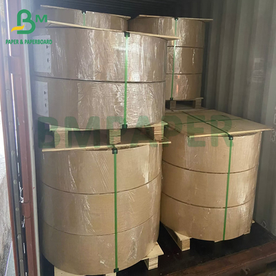 Kekuatan besar Kekuatan yang baik Kekuatan kertas kerajinan cokelat tas pembawa kertas