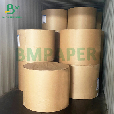 Untear Brown Kraft Greaseproof French Fries Box PE Coated Paper