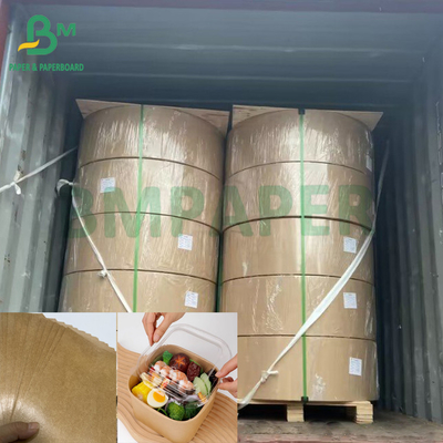 270 + 15 GSM Greaseproof Untear Brown Kraft PE Coated Food Paper