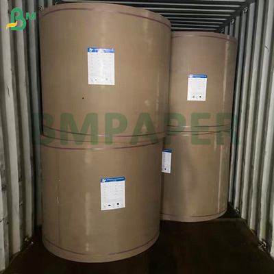 70gm Brown Strip Kraft Paper Glossy One Side Custom 30 - 180cm Gulung
