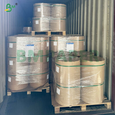 90G Kekuatan Tarikan Tinggi Brown Wrapping Kraft Liner Paper ISO FDA