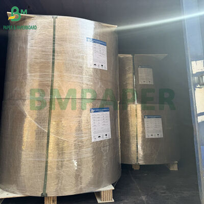 70gsm 80gsm 340mm 450mm Kekuatan Tarik Tinggi Kertas Kraft Coklat Untuk Kantong Kertas