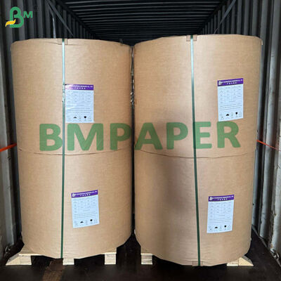 Kertas Kraft Cokelat Berlapis PE 35g+6g Untuk Saset Gula 90cm 100cm Dapat Disegel Panas