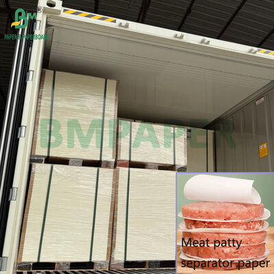23gsm 25gsm Double Wax Coated Meat Patty Separator Paper 12 