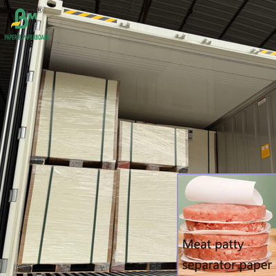 23gsm 25gsm Double Wax Coated Meat Patty Separator Paper 12 